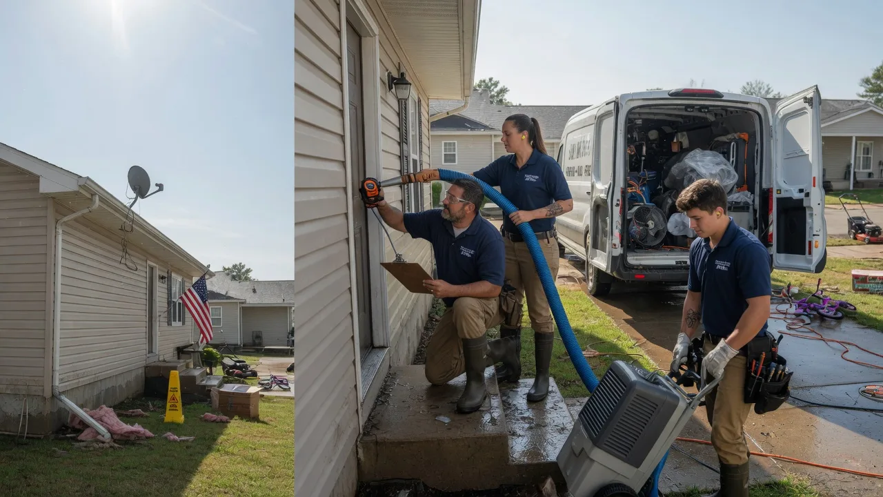 Ceiling Water Damage Restoration in De Soto, MO near me